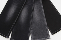 Toptan 10.5 oz warp slub yüksek germe siyah arka taraflı kot pantolon için dokunmuş kot pantolon kumaşı