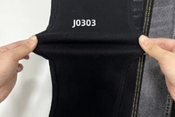 11 Oz Super Stretch Jeans için Siyah Dikiş Denim Kumaş