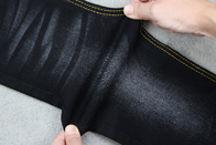Jeans Yapımı İçin Siyah Arka Saf Siyah Denim Kumaş 9OZ