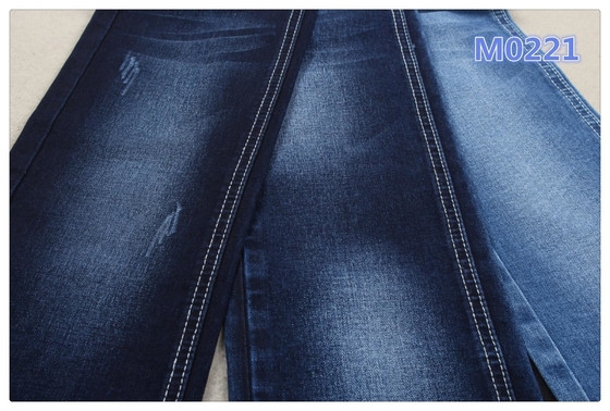 62/63" Gerilebilir Denim Jeans Kumaş malzeme 11oz Çevre Dostu