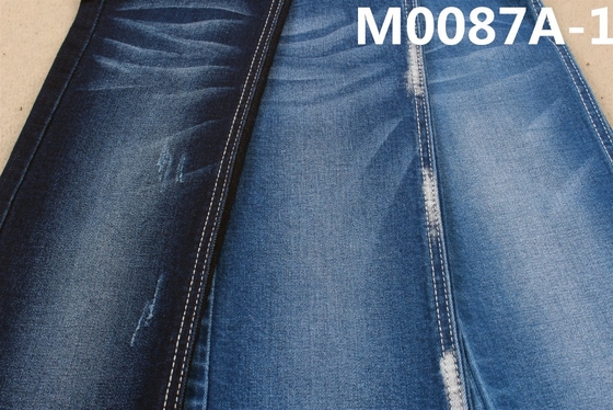 9.4oz Yüksek Streç Denim Kumaş Pamuklu Kot Malzeme 3/1 Sağ El Örgüsü