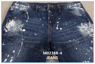 Erkekler Marka Jeans 373gsm için 4 Yollu Şantuk Streç Denim Kumaş