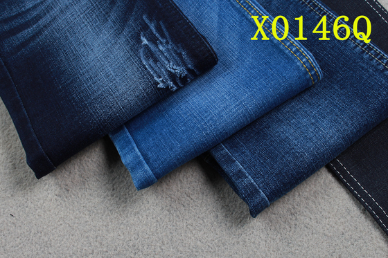 9.7 Oz Denim Spandex Kumaş Orta Spandex Denim Malzemesi Pamuklu Polyester
