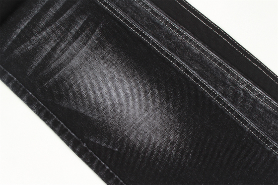 Siyah Gölge 11.8 Oz Pamuklu Polyester Kot Kumaş Etekler Şortlar İçin