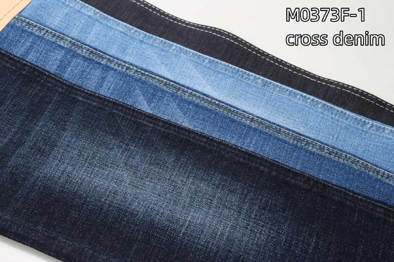 İyi fiyat 11.5 oz çapraz çukurlu slub denim kumaş pamuk poliester stretch jeans kumaş erkek için çevrimiçi