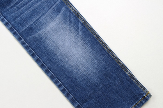 Cinsler için toptan 10.5 oz çapraz çukurlu slub stretch denim kumaş