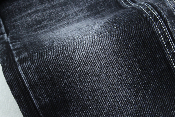 14oz rekabetçi fiyat Erkek Jeans veya Ceket için Siyah Denim Kumaş Siyah arka tarafı Marka Jeans için Yüksek Kalite