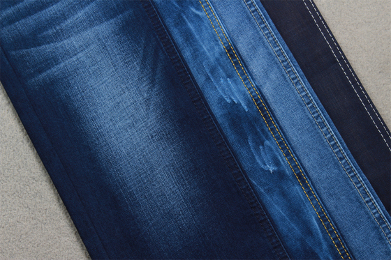 9-10 oz Tencel kadın kot pantolonları için kumaş yüksek uzunluklı kot pantolonlar Guangdong Çin fabrikasından