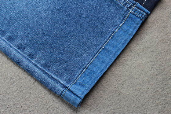 9-10 oz Tencel kadın kot pantolonları için kumaş yüksek uzunluklı kot pantolonlar Guangdong Çin fabrikasından