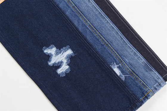 Cins giymek için % 100 pamuk sert koyu mavi denim kumaşlar