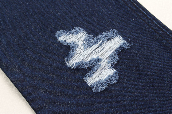 Cins giymek için % 100 pamuk sert koyu mavi denim kumaşlar