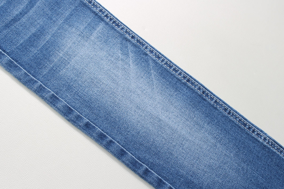 8.7 oz Erkekler için kısa pantolonlar için düşük germelik denim kumaş. Warp bantlı pantolonlar.