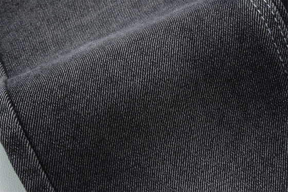 11 oz Erkekler için düşük germelik denim kumaş Giyin Jeans Siyah arka tarafı Rekabetçi Fiyat Weilong Tekstil