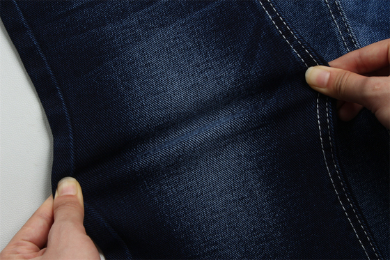 12 Oz Keskin Fiyat Düşük Gerginlik Denim Kumaş Erkek İş Giyin Jeans Siyah Arka Yüz Rekabetçi Fiyat Weilong Tekstil