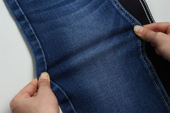 12 Oz Keskin Fiyat Düşük Gerginlik Denim Kumaş Erkek İş Giyin Jeans Siyah Arka Yüz Rekabetçi Fiyat Weilong Tekstil