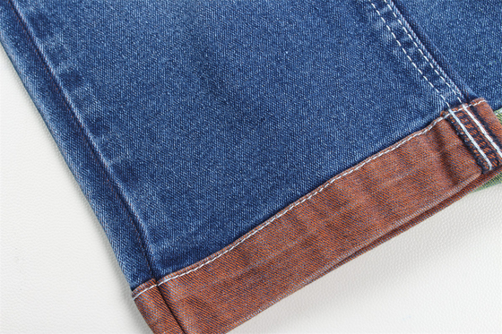 Toptan 10 oz renkli arka tarafı kot pantolonlar için dokuma kumaş