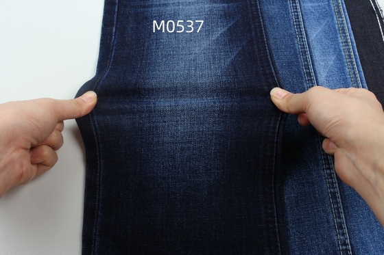Yüksek Kalite 11.5 Oz Crosshatch Slub Stretch Jeans için Denim Kumaş