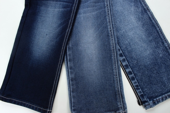 11.5 Oz Mavi ve Mavi Arka tarafı Çift Katmanlı Jeans Kumaş