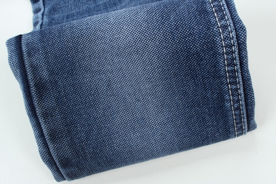 11.5 Oz Mavi ve Mavi Arka tarafı Çift Katmanlı Jeans Kumaş