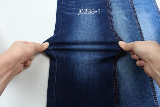 Toptan 9oz Warp Slub High Stretch Jeans için DENIM kumaş.