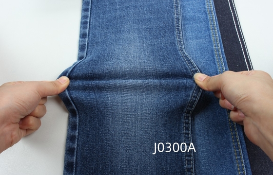 Toptan 12.5 oz koyu mavi pantolonlar için dokunmuş cinsel kumaş.