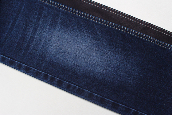 11-11.5 Oz Warp slub jeans erkek için kumaş Mercerized jeans siyah arka tarafı yüksek germe erkek için Hindistan pazarı tarzı