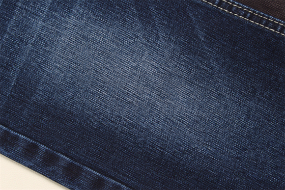 11-11.5 Oz Warp slub jeans erkek için kumaş Mercerized jeans siyah arka tarafı yüksek germe erkek için Hindistan pazarı tarzı