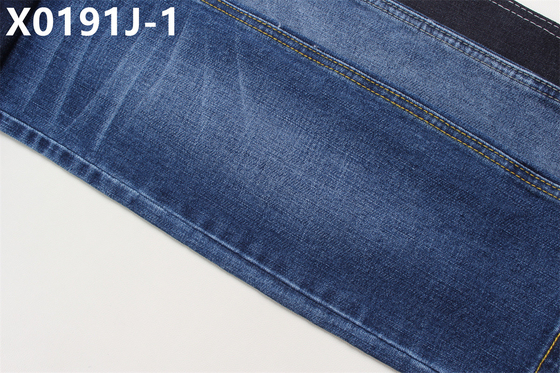 11 Oz Cross Slub Koyu Mavi Denim Kumaş Erkek Jeans Yüksek Stretch Hindistan Pazar Tarzı Sıcak Satış Kumaş