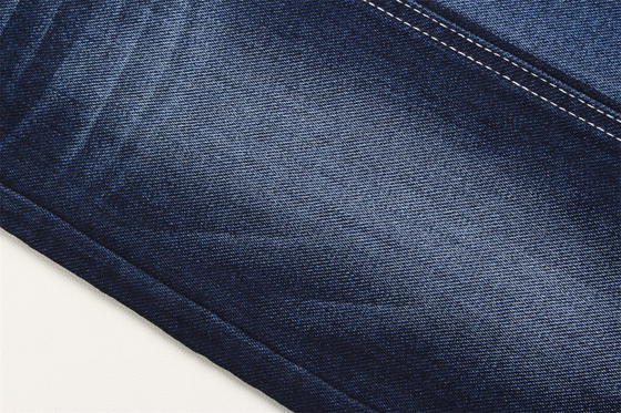 11 Oz AB Yarn Fake Knitting Blue Denim Fabric For Man Jeans Stretch India Market Style Çin Fabrika