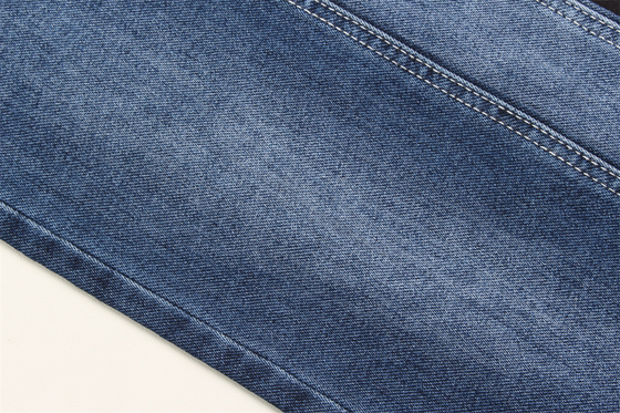 11 Oz AB Yarn Fake Knitting Blue Denim Fabric For Man Jeans Stretch India Market Style Çin Fabrika