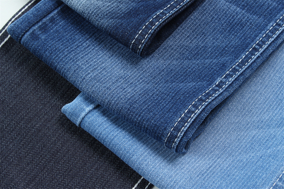 Yeni Herringbone Denim Kumaşı M0562D Moda kot pantolonları için düşük germe denim kumaş