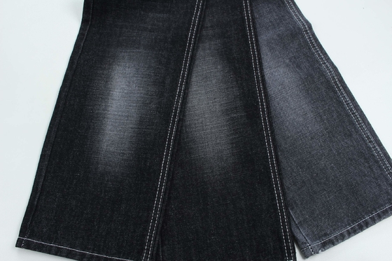 %100 pamuk crossshatch slayt denim kumaş moda stili için sert 13oz siyah renk sıcak satmak Hindistan pazarına