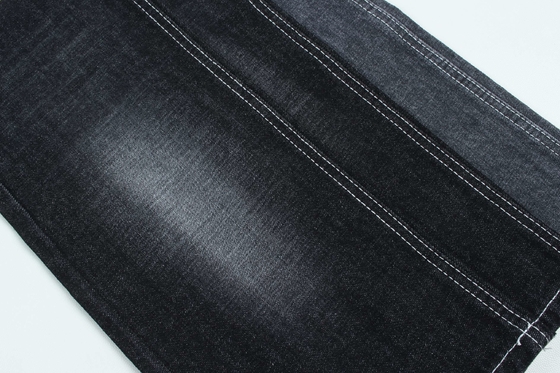 %100 pamuk crossshatch slayt denim kumaş moda stili için sert 13oz siyah renk sıcak satmak Hindistan pazarına