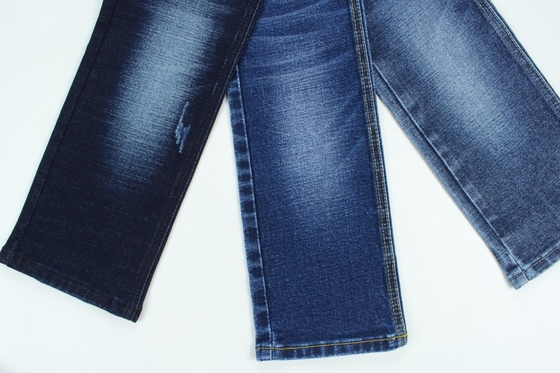 Cümle 13.3 oz koyu mavi TR örgü slub kot pantolon kumaş