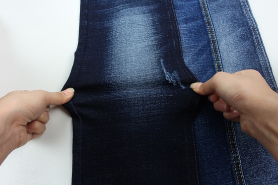 Cümle 13.3 oz koyu mavi TR örgü slub kot pantolon kumaş