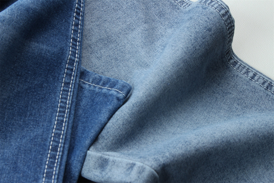 Moda Trendi Pambağı Geri Dönüştürme Denim kumaş % 100 Pambağı Geri Dönüştürme 7 Oz Ekolojik Dost