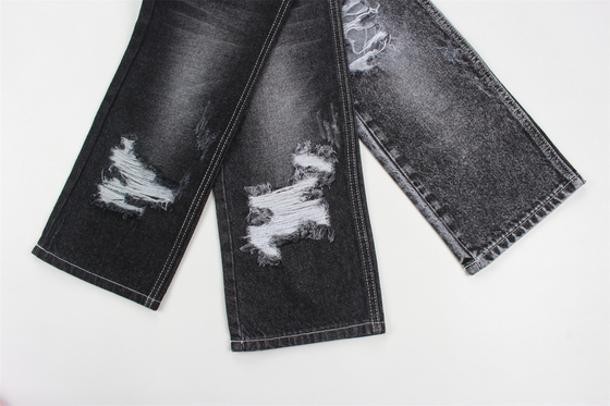 11.5 Oz % 100 Pamuk Denim Kumaş Kükürt Siyah Tekstil Erkek Kadın Jeans Malzeme Elastik Tekstil Kumaş Yok