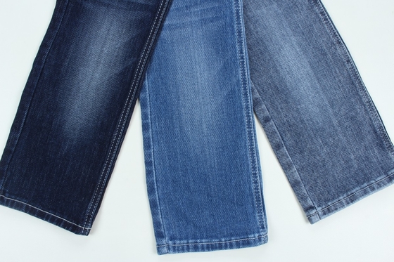 Özel dokuma 11 oz Yumuşaklık ve Warp Slub Dokunmuş Jeans kumaş