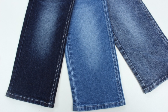 Pamuk Spandex 11 Oz Koyu Mavi Warp Slub Dokunmuş Jeans Kumaş