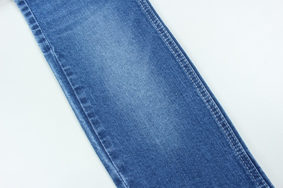 Pamuk Spandex 11 Oz Koyu Mavi Warp Slub Dokunmuş Jeans Kumaş