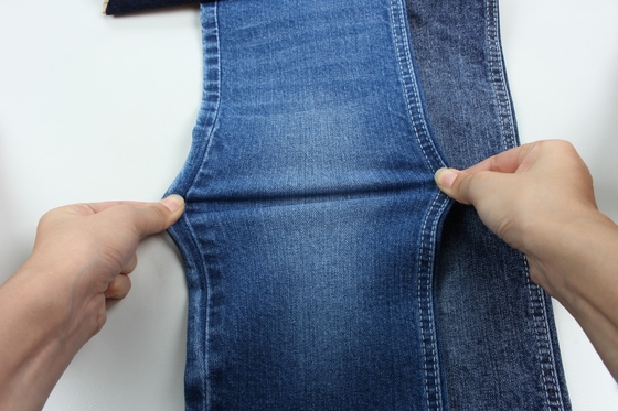 Pamuk Spandex 11 Oz Koyu Mavi Warp Slub Dokunmuş Jeans Kumaş