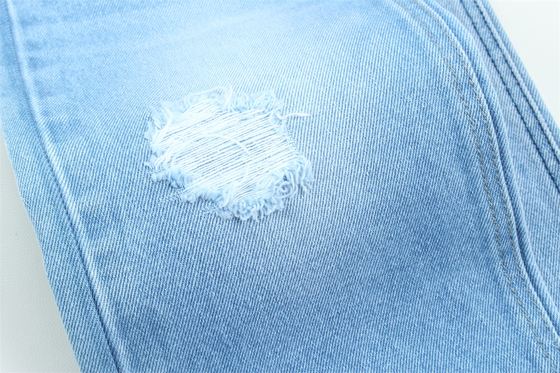 14 oz süper koyu mavi denim kumaş sert % 100 pamuk taze pamuk marka stili için kot pantolon erkek arkadaş stili