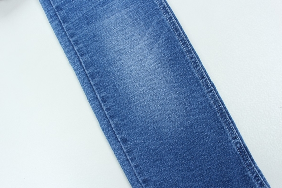 10.5 Oz Jeans için Crossshatch Slub Denim Kumaşla Özel Dokuma