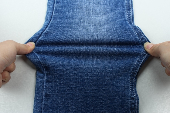 10.5 Oz Jeans için Crossshatch Slub Denim Kumaşla Özel Dokuma