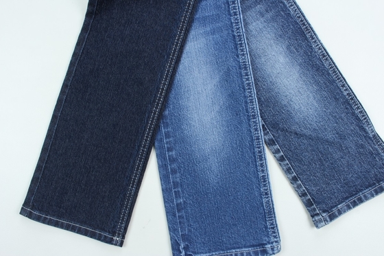 11.2 Oz Super Dark Blue Pamuk Spandex Jeans için Denim Kumaş