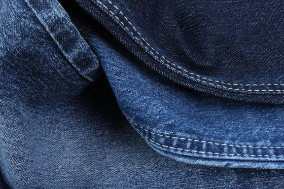 11.2 Oz Super Dark Blue Pamuk Spandex Jeans için Denim Kumaş