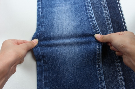 11.2 Oz Super Dark Blue Pamuk Spandex Jeans için Denim Kumaş