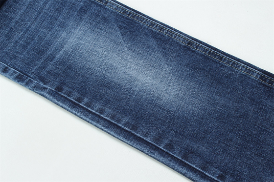 10.8 Bir kez en kaliteli Crosshatch Slub Stretch Denim Kumaş Erkekler için Jeans