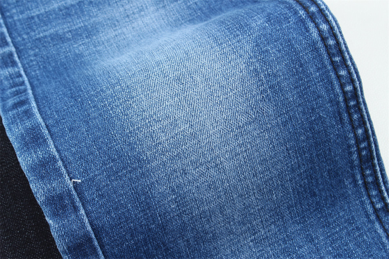 10.8 Bir kez en kaliteli Crosshatch Slub Stretch Denim Kumaş Erkekler için Jeans