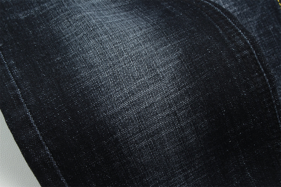 Koyu Mavi Gri Çapraz Çapraz Pamuk Spandex Jeans İçin Denim Kumaş